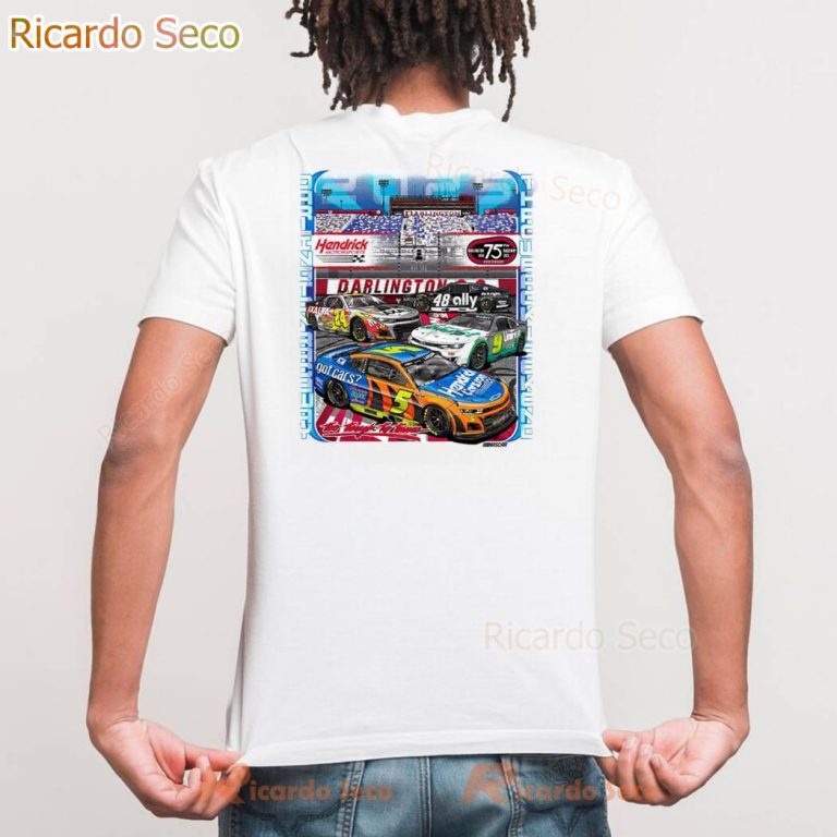 Hendrick Motorsports Darlington 4-Car T-shirt-c eQcdDrG