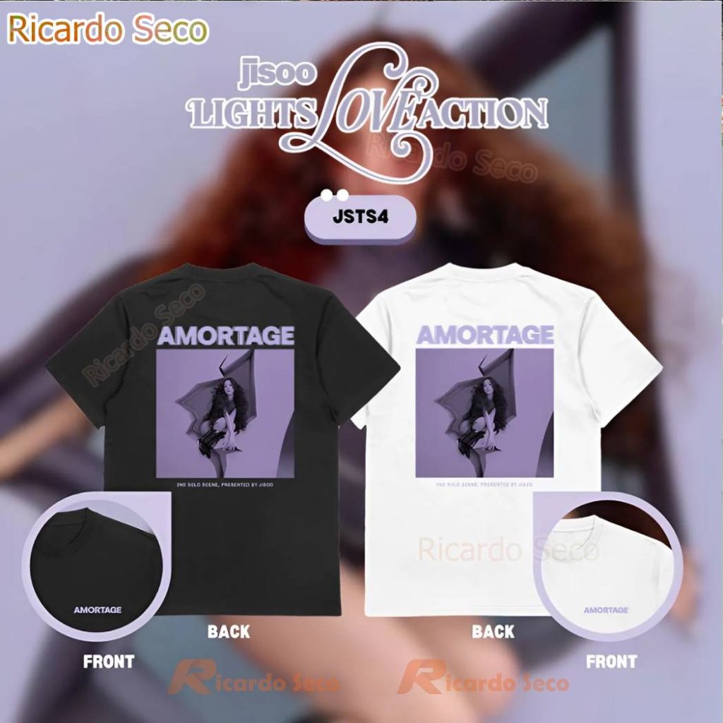 BLACKPINK JISOOジス AMORTAGE CROP TSHIRT JISOO - Crop T-Shirt [AMORTAGE Official MD] - K PLACE