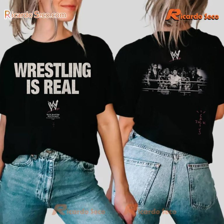 John Cena And Travis Scott Wrestling Is Real T-shirt B6yEQNH