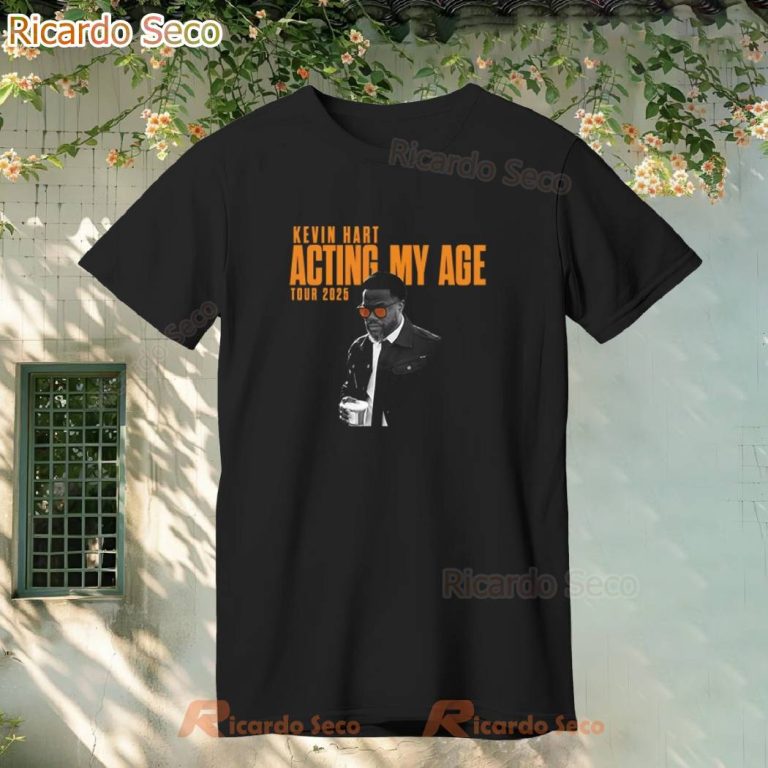 Kevin Hart 2025 Acting My Age Tour T-shirt-a aROdKE6