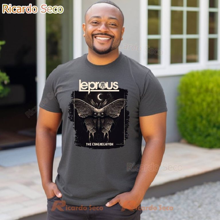 Leprous The Congregation Charcoal T-Shirt-a a37S80C