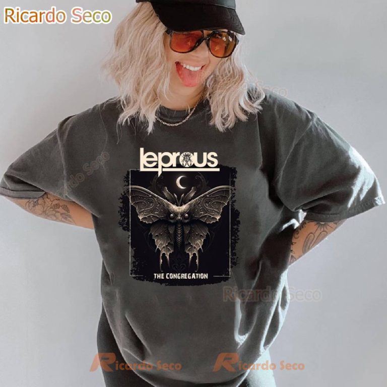 Leprous The Congregation Charcoal T-Shirt SIbRWvk