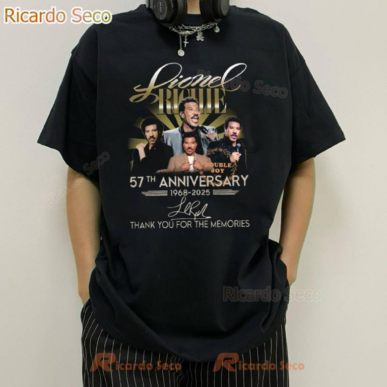 Lionel Richie 57th Anniversary 1968-2025 T-shirt 7oDKw2b