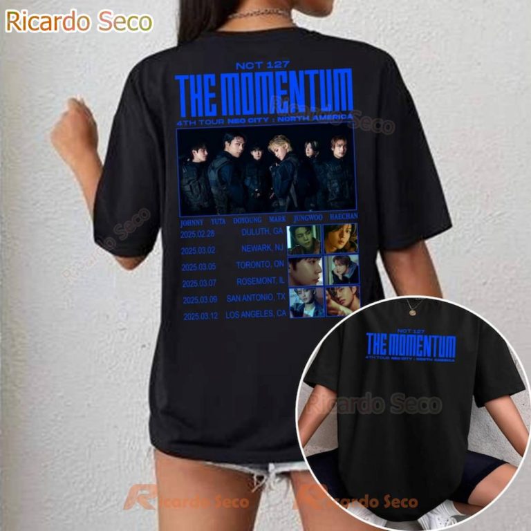 NCT 127 The Momentum Tour 2025 T-shirt 2IC46uv