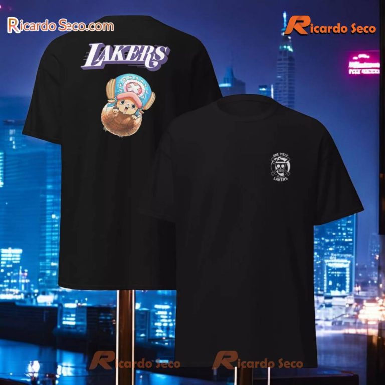 One Piece X Laker Chopper Collab Basketball Anime Shirt mNPFE1R