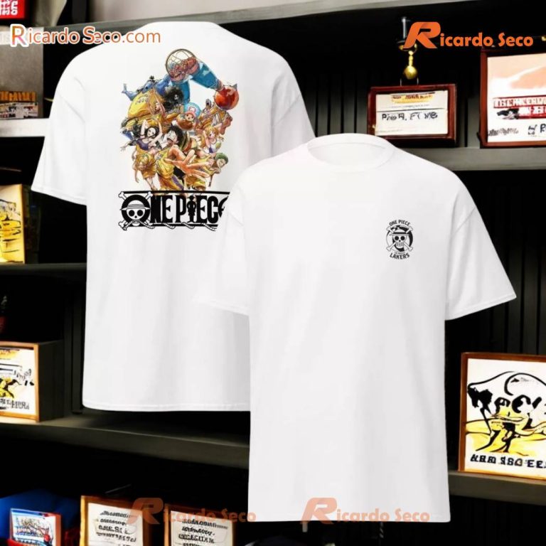 One Piece X Laker Collab Basketball Anime Shirt-a cXR7pok