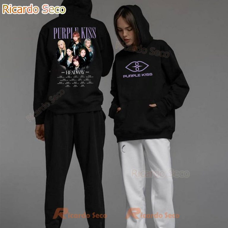 Purple Kiss 2025 HeadWay Tour T-shirt-a gJIZkaU