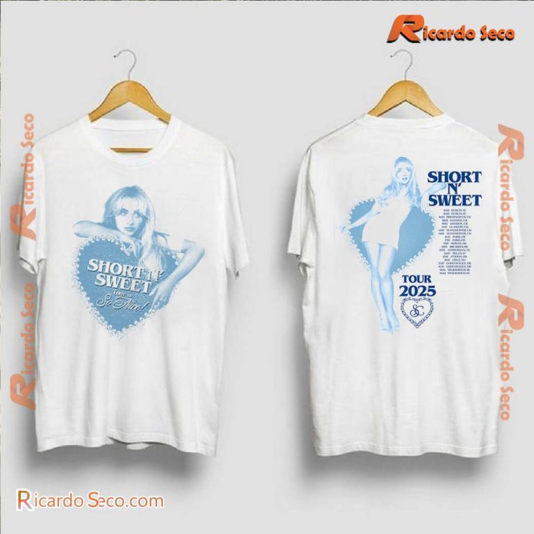 Sabrina Carpenter Short N' Sweet Tour 2025 Is So Nice T-shirt lVo3BcA