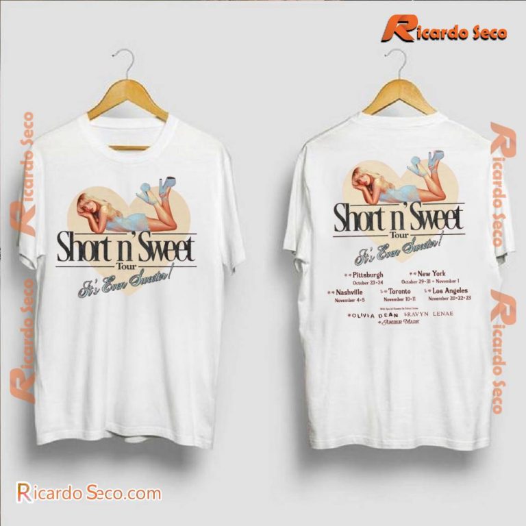 Sabrina Carpenter Short N' Sweet Tour 2025 It's Even Sweeter T-shirt PULQfCi