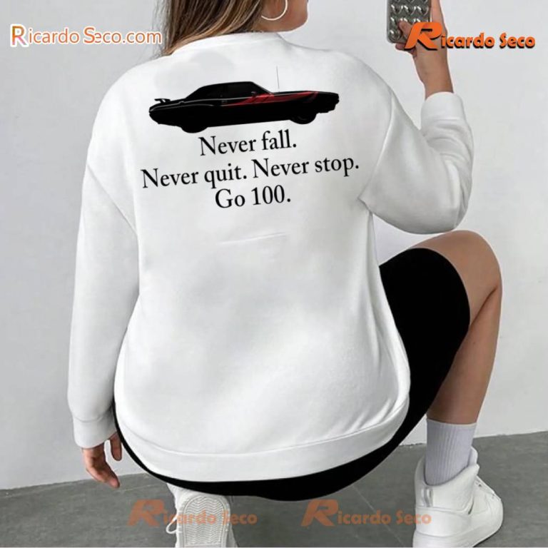 Superm 100 Never Fall Never Quit Never Stop Go 100 T-shirt YpP3lhf