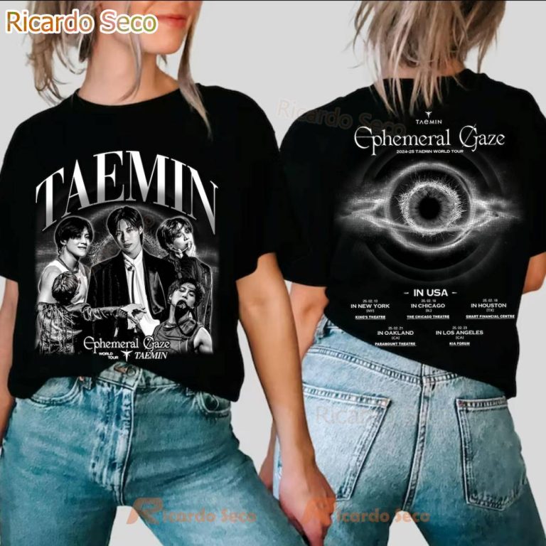 Taemin Ephemeral Gaze Tour 2025 T-shirt H6IwBGk