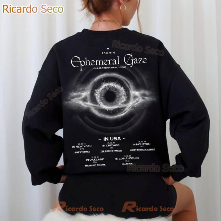 Taemin Ephemeral Gaze Tour 2025 T-shirt-b ouERqOD