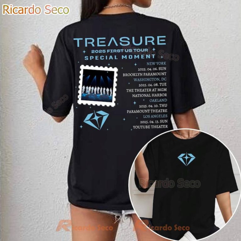 Treasure 2025 First Us Tour Special Moment T-shirt qeDiV07