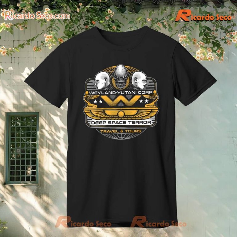 Weyland-yutani Corp Deep Space Terror Travel & Tours T-shirt 5YdEGP3