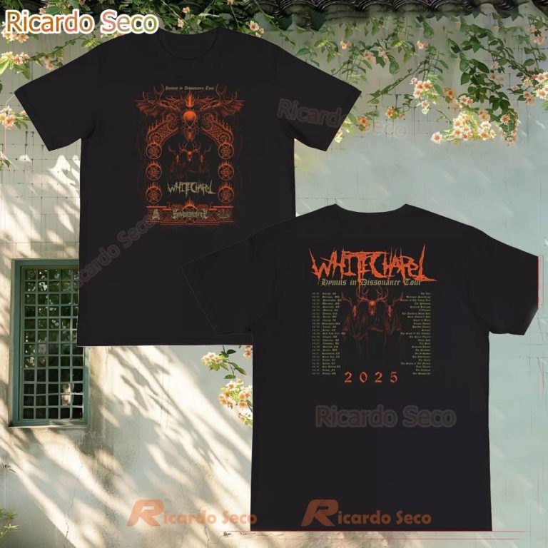 Whitechapel Band 2025 North American Tour T-shirt ArTbWqJ