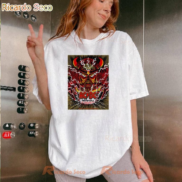 ACDC Minnesota PWR UP Tour 2025 T-shirt f3oek2M