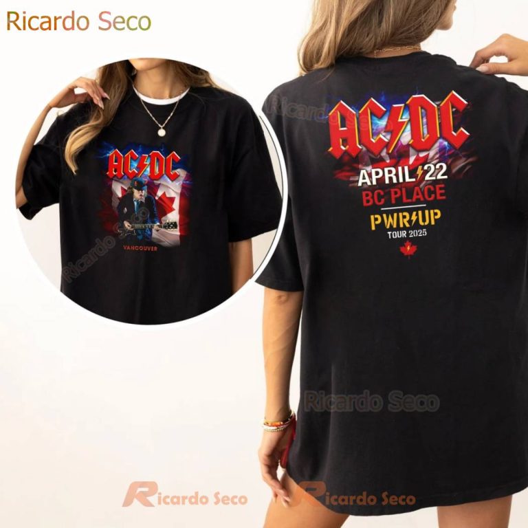 ACDC Vancouver Pwr Up Tour 2025 T-shirt-a RIqwAfV