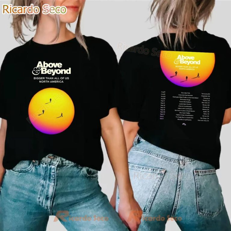 Above & Beyond Bigger Than All Of Us North America Album Tour 2025 T-shirt-a gjJCw2X