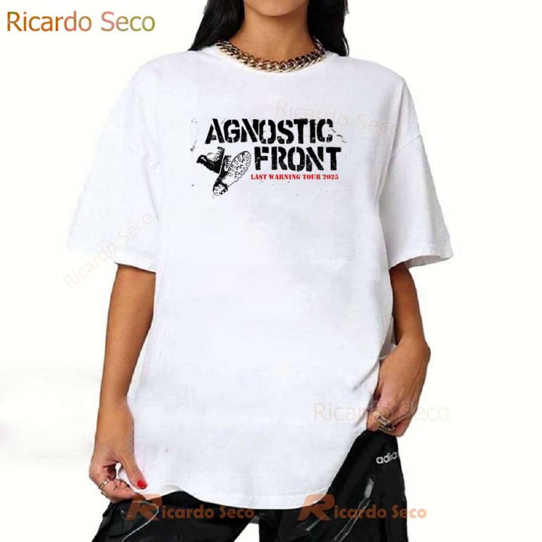 Agnostic Front Last Warning Tour 2025 T-shirt-a gIr34sz