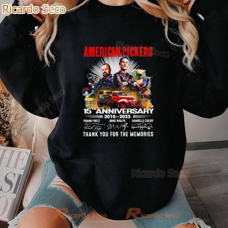 American Pickers 15th Anniversary 2010-2025 T-shirt npgjSay