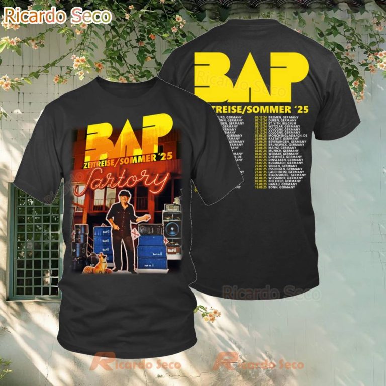 Bap Zeitreise Sommer Tour 2025 T-shirt jAXcEYw