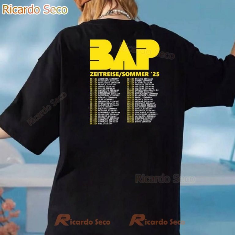 Bap Zeitreise Sommer Tour 2025 T-shirt-b EP2k3He