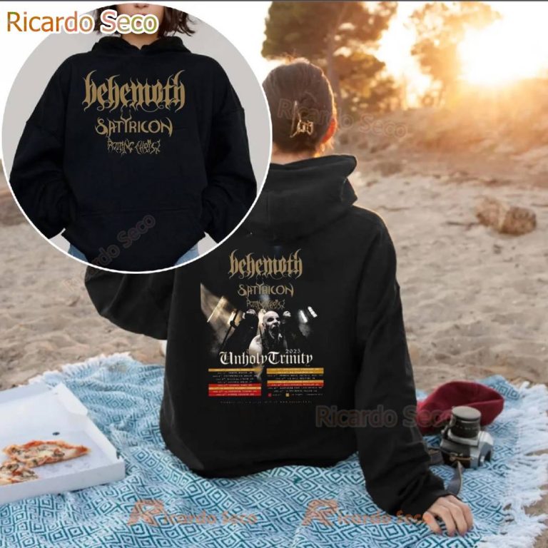 Behemoth Band Music Show Unholy Trinity Tour 2025 T-shirt aJpqwjL