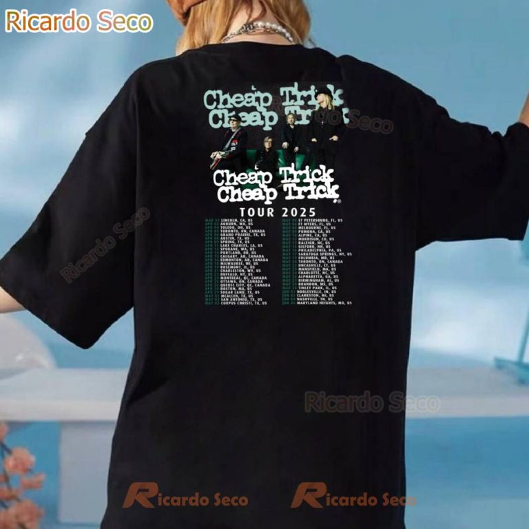Cheap Trick Tour 2025 T-shirt-b 6J1NTLx