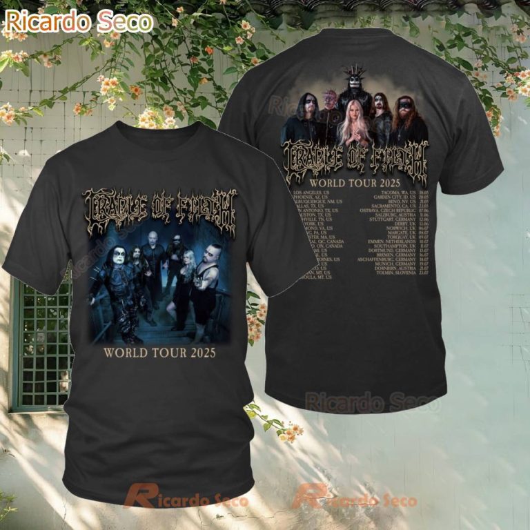 Cradle Of Filth World Tour 2025 T-shirt f1Pc9pd