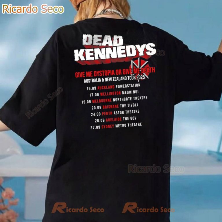 Dead Kennedys Australia And New Zealand Tour 2025 T-shirt-b QnfKPo9