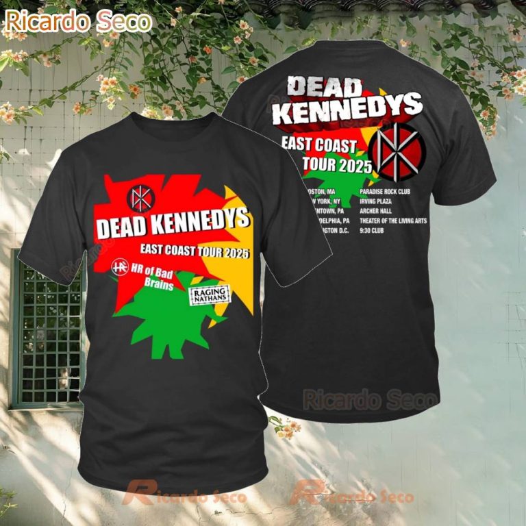 Dead Kennedys East Coast Tour 2025 T-shirt QrXKz46
