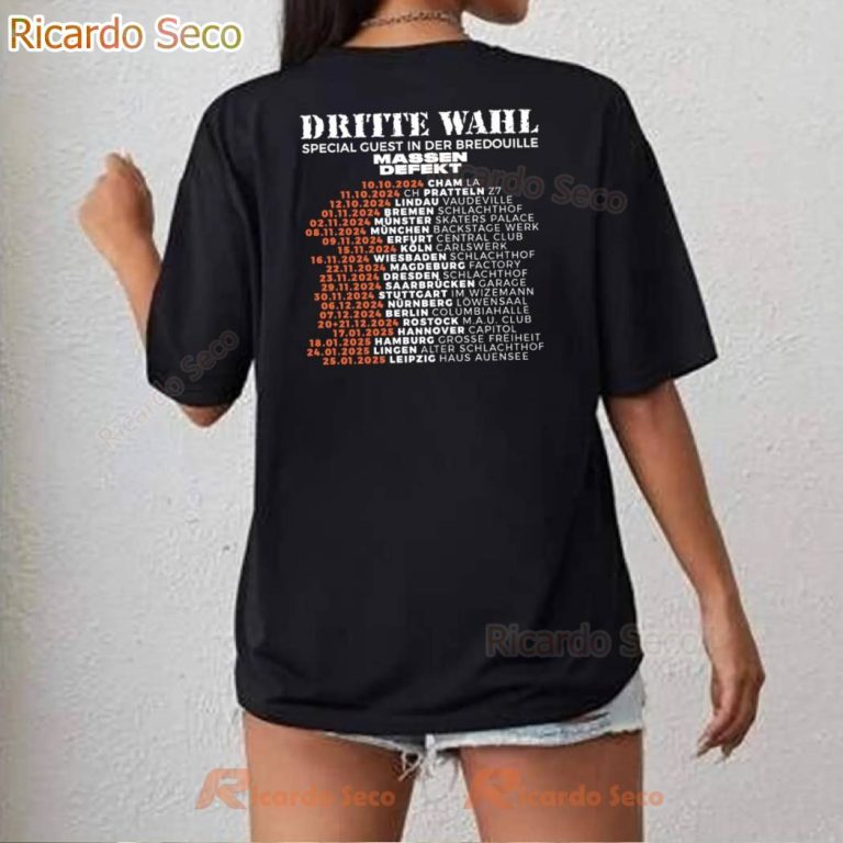 Dritte Wahl Tour 2024 - 2025 T-shirt-b r16e7Kn