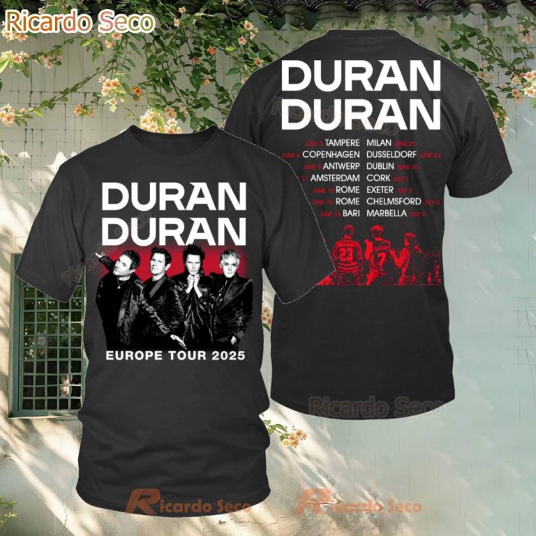 Duran Duran Europe Tour 2025 Classic Men Shirt TFYlLae