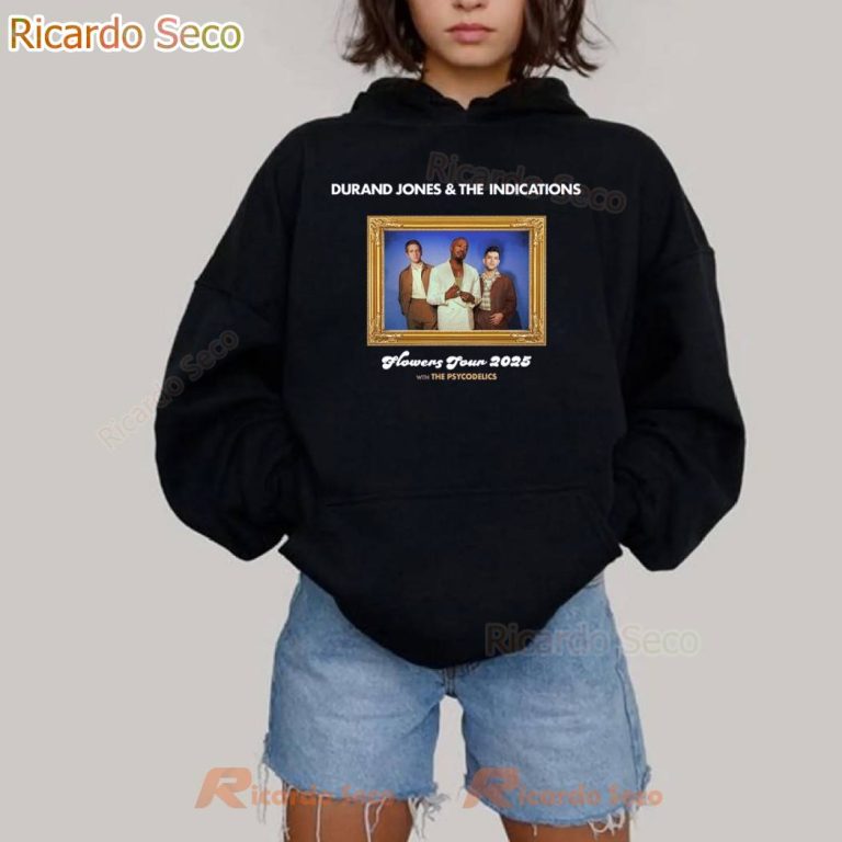 Durand Jones And The Indications Flowers Tour 2025 T-shirt-b hHClfF5