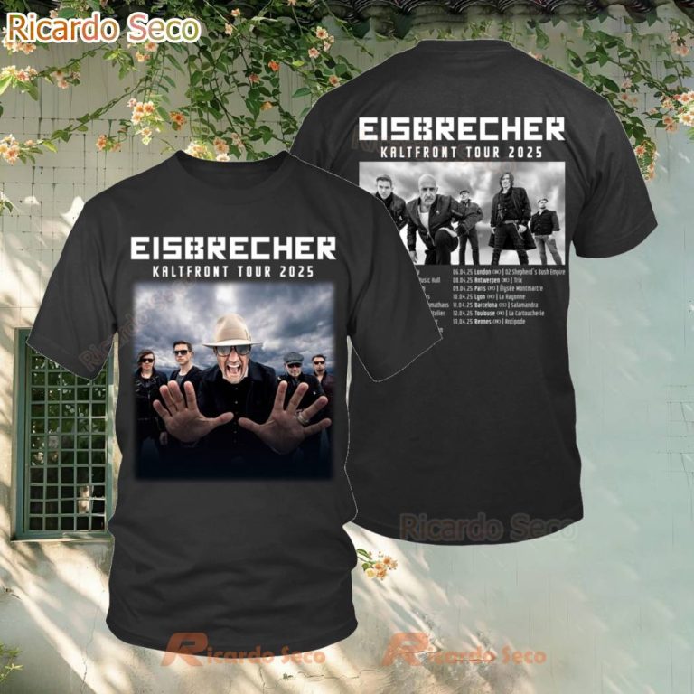 Eisbrecher Kaltfront Tour 2025 T-shirt A7cQZ2w