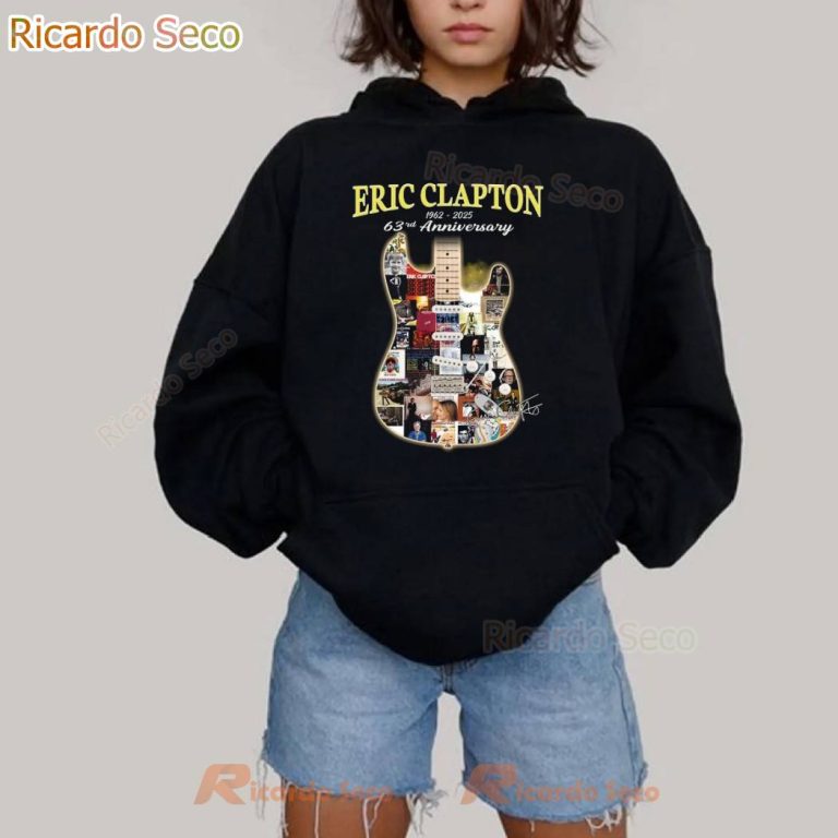 Eric Clapton 63th Anniversary 1962-2025 T-shirt-b eKL13ql