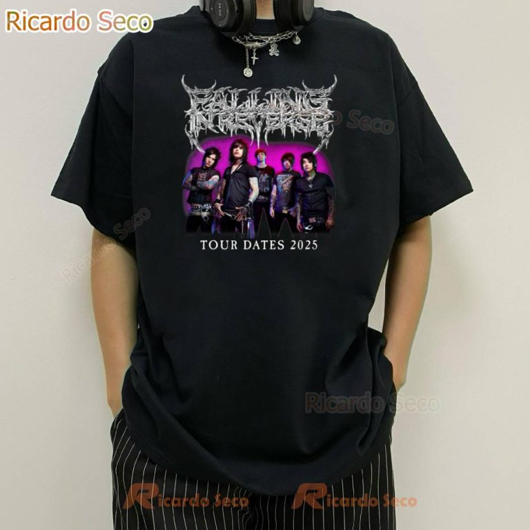 Falling In Reverse Europe Tour Dates 2025 T-shirt-a xsqv9Sp