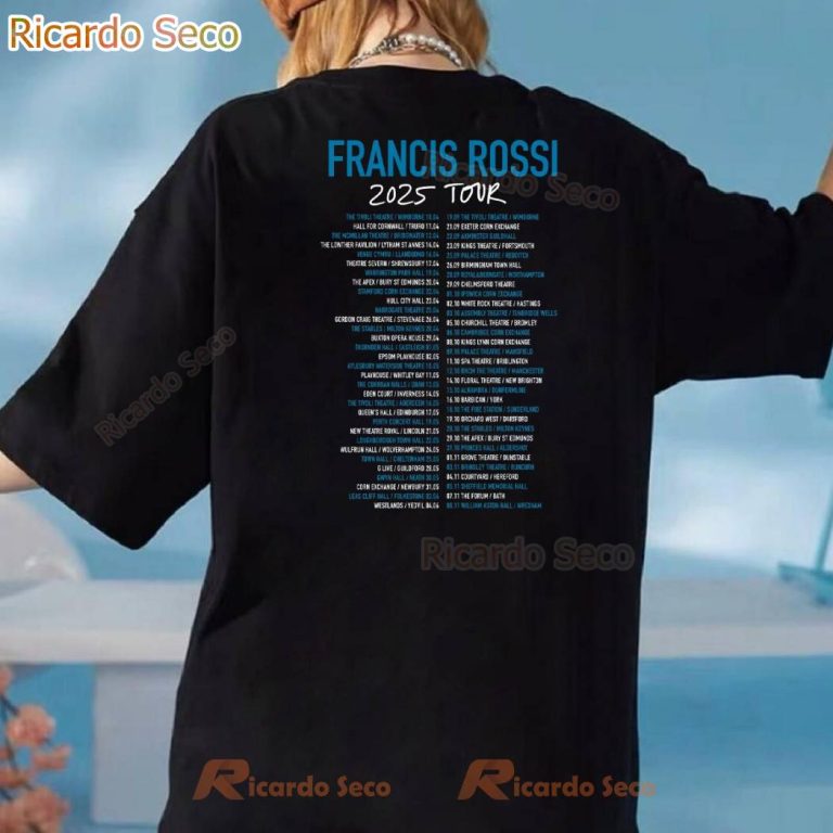 Francis Rossi 2025 Tour Unisex T-shirt-b 8q1sRnM
