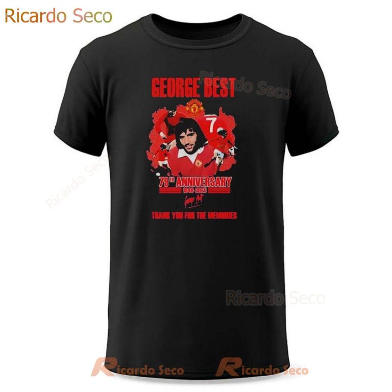 George Best 79th Anniversary 1946-2025 T-shirt-a huHZzSy