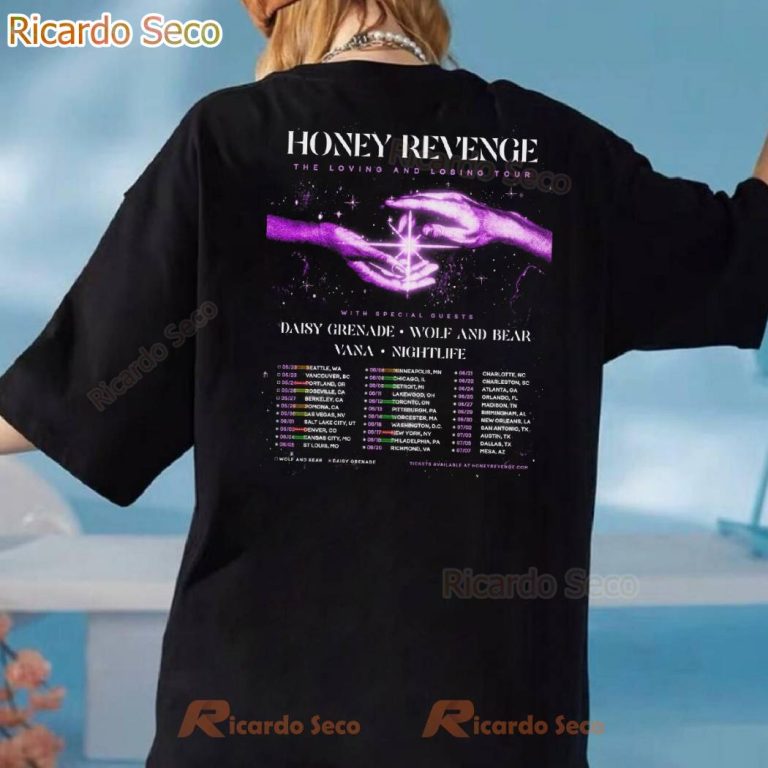 Honey Revenge The Loving And Losing Tour 2025 T-shirt-c mRCu6Ke