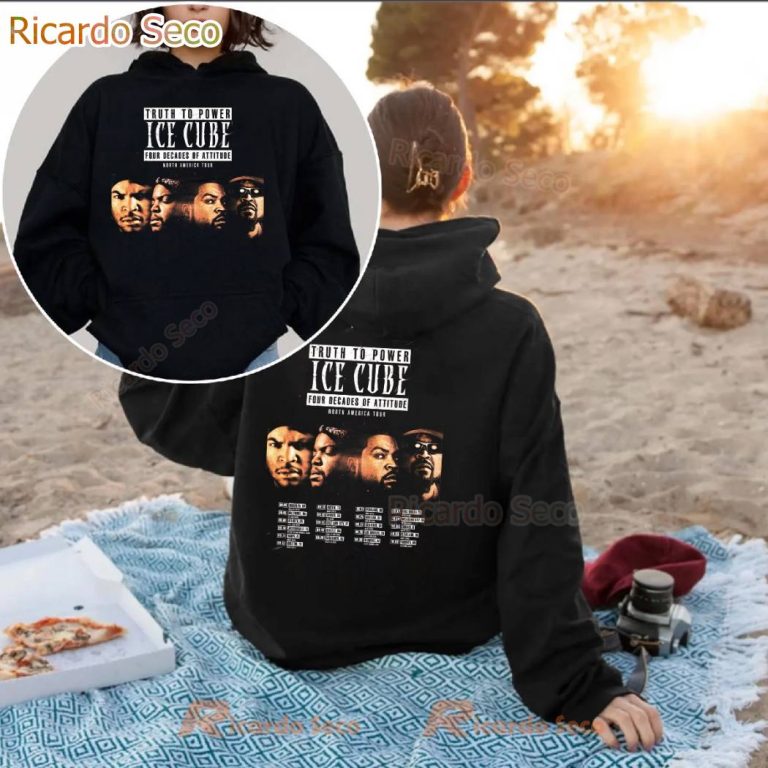 Ice Cube 4 Decades Of Attitude North America Tour 2025 T-shirt bRIY2wQ