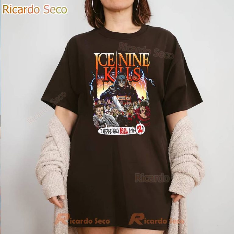 Ice Nine Kills I Heard They Kill Live 2 Crowd Killer T-shirt-a Vwzgltb