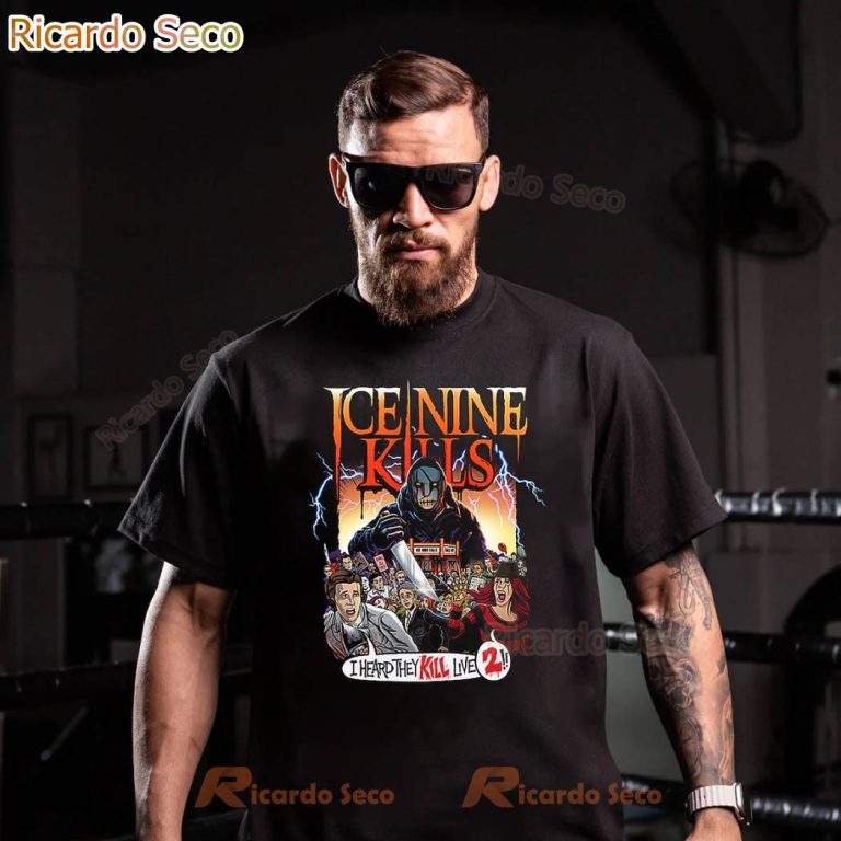 Ice Nine Kills I Heard They Kill Live 2 Crowd Killer T-shirt mr1lXb2