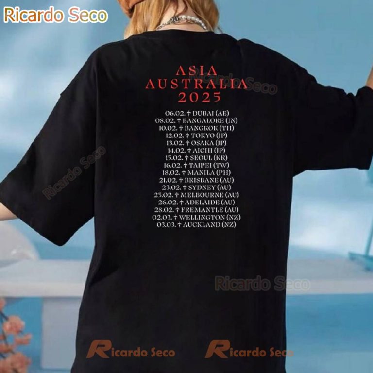 Jinjer Asia Australia 2025 Tour T-shirt-c JxU3rX4