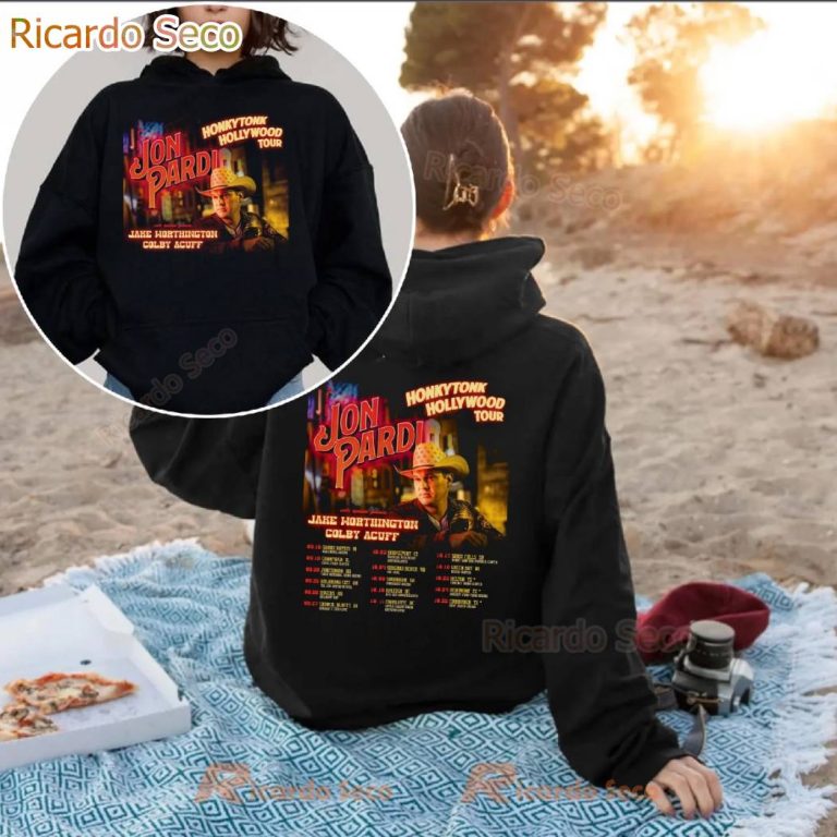 Jon Pardi Expands Honky Tonk Hollywood Tour 2025 T-shirt, Hoodie Gco3Dzp