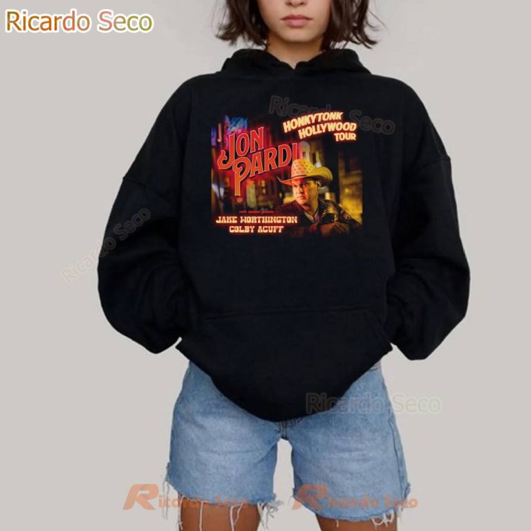 Jon Pardi Expands Honky Tonk Hollywood Tour 2025 T-shirt, Hoodie-c SqJU3u8