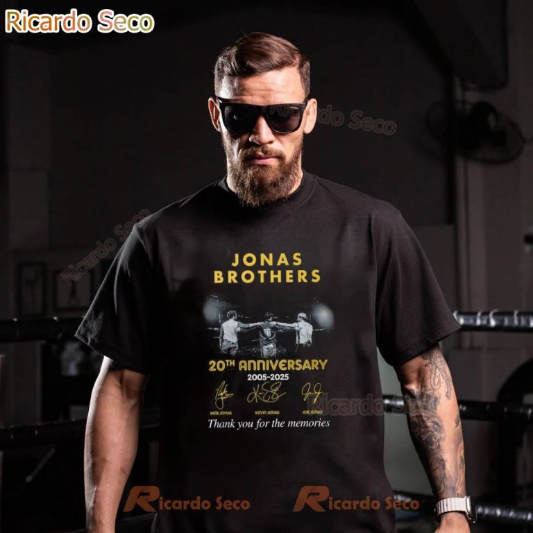 Jonas Brothers 20th Anniversary 2005-2025 T-shirt 0lVpzdc