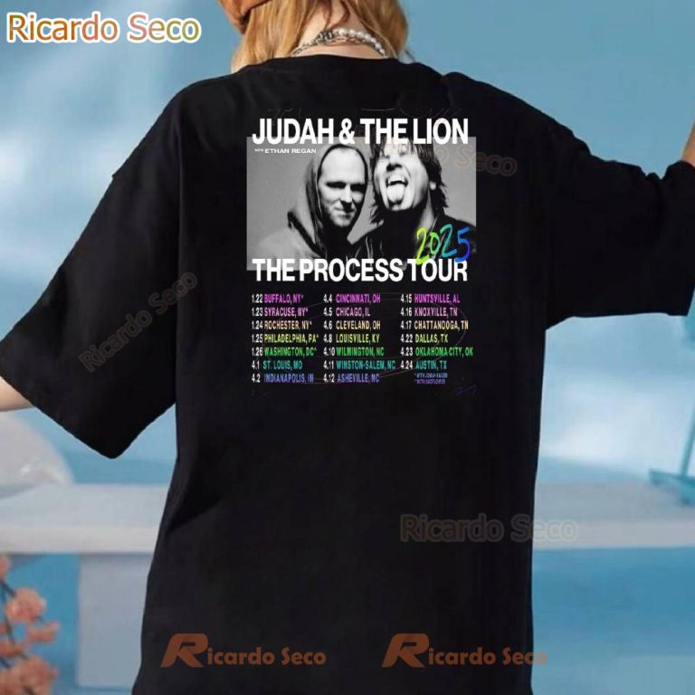 Judah & The Lion The Process Tour 2025 T-shirt-b IHjvprY