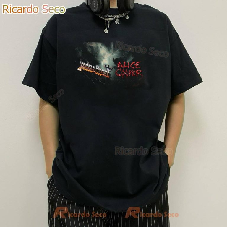 Judas Priest And Alice Cooper 2025 Tour T-shirt-a kFUo4lJ
