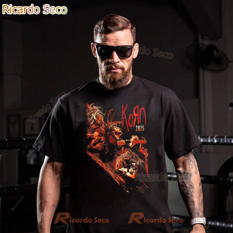 Korn World Tour 2025 Classic Men Shirt-a TW3DL9C